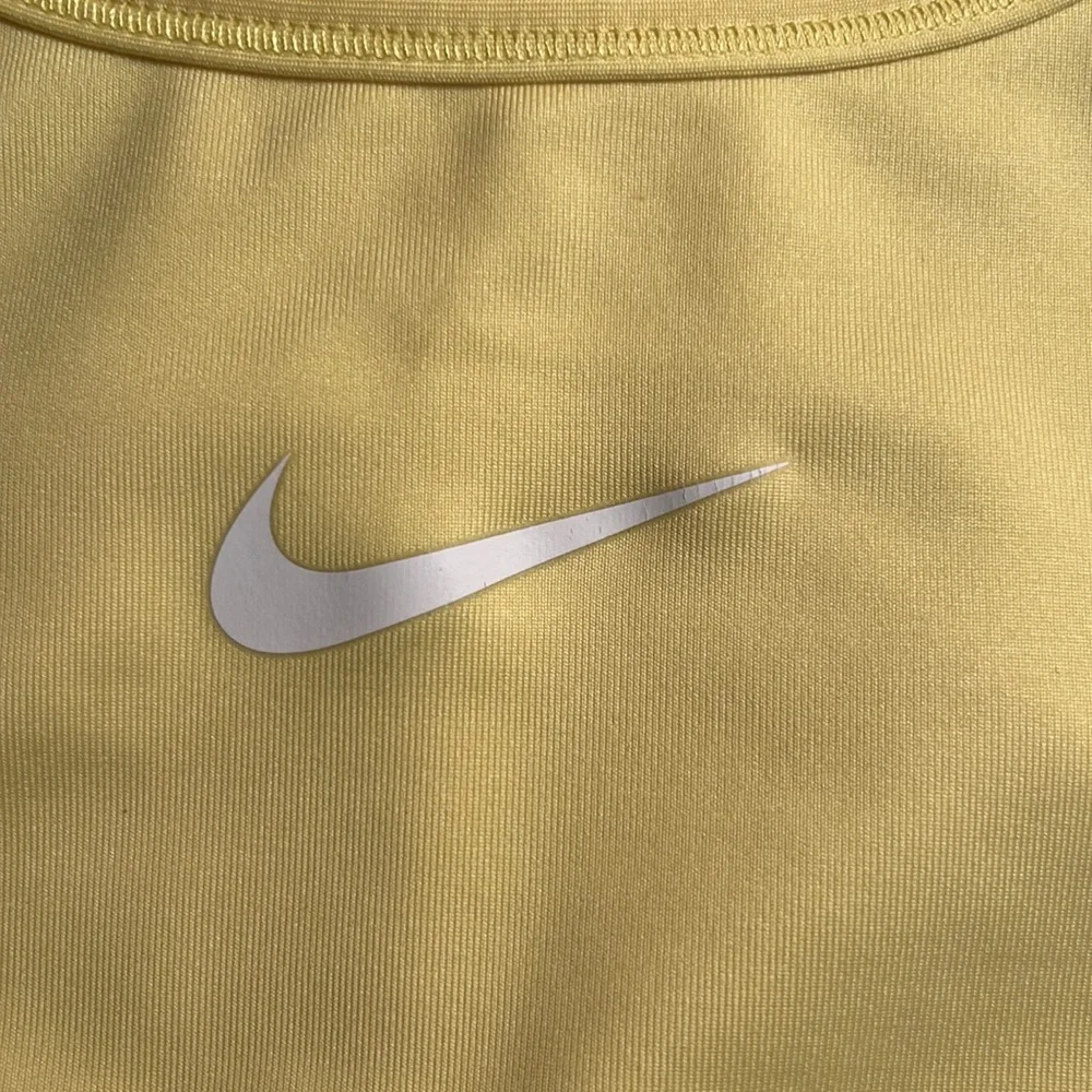 Nike Dri-Fit Yellow Sport Bra - Picture 2 of 10